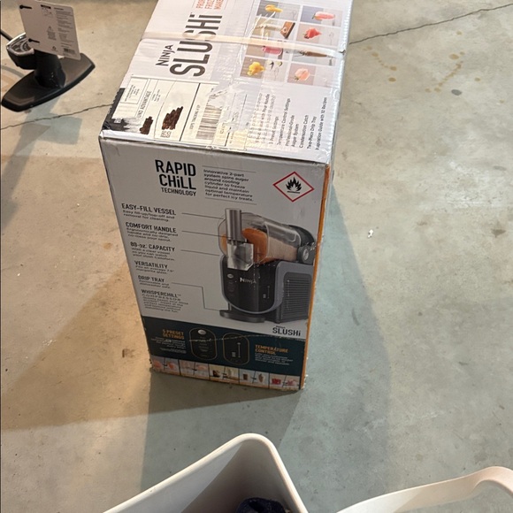 Ninja Slushie Machine with Black and Orange Accents - Picture 4 of 4